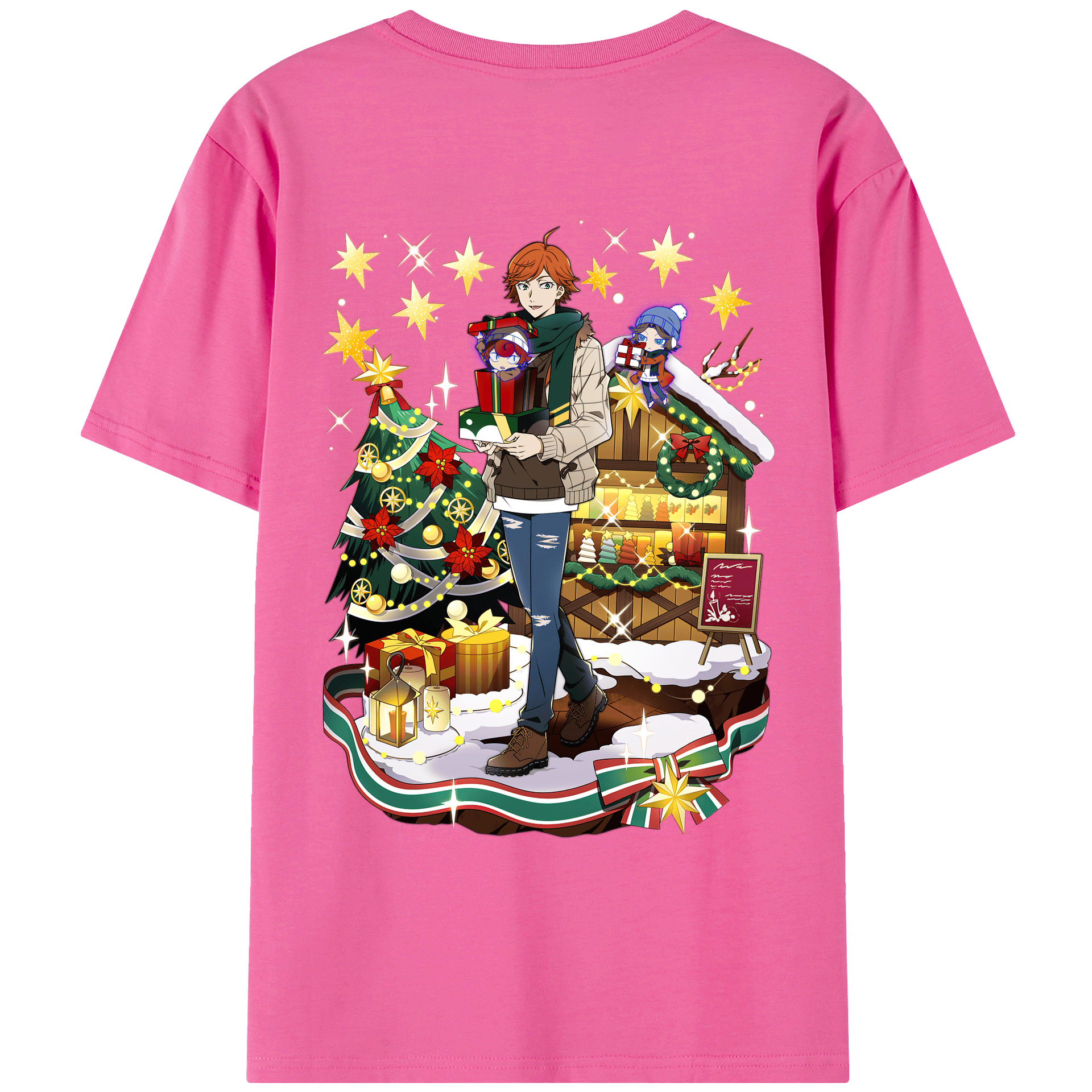 （画像用） 文豪ストレイドッグス Bungo Stray Dogs レディース半袖Tシャツ(バックプリント)